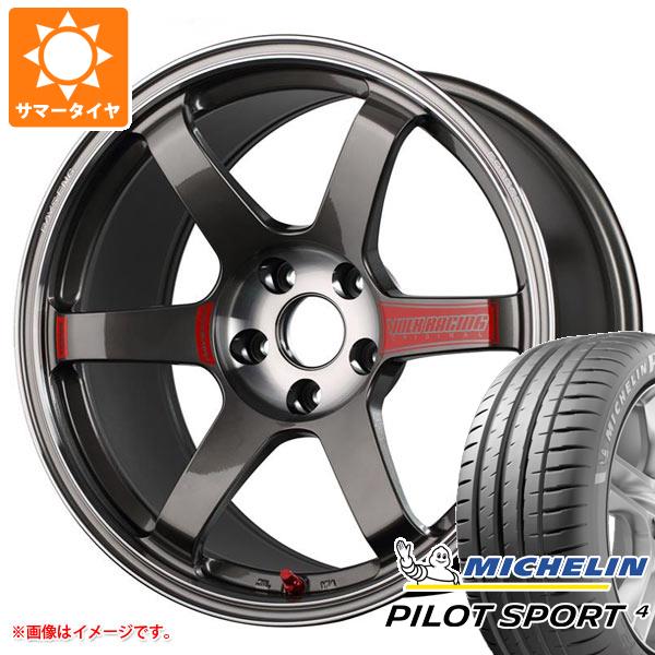 【タイヤ交換対象】サマータイヤ 235/45R18 (98Y) XL ミシュラン パイロットスポーツ4 レイズ ボルクレーシング TE37 サーガ SL 8.5-18 タイヤホイール4本セット
