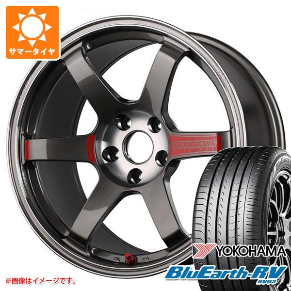 【タイヤ交換対象】サマータイヤ 235/50R18 101V XL ヨコハマ ブルーアースRV RV03 レイズ ボルクレーシング TE37 サーガ SL 8.5-18 タイヤホイール4本セット｜タイヤ１番