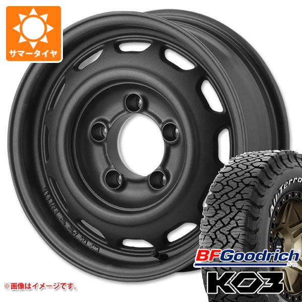 【タイヤ交換対象】5本セット スズキ ジムニーノマド JC74W用 サマータイヤ BFグッドリッチ オールテレーンT/A KO3 LT225/70R16 102/99S ホワイトレター アピオ ワイルドボア ベンチュラ 6.0-16 タイヤホイール5本セット