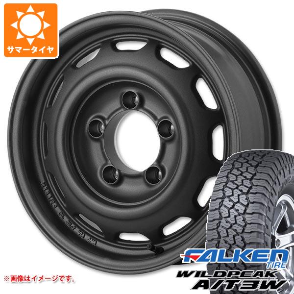 【タイヤ交換対象】スズキ ジムニーノマド JC74W用 サマータイヤ ファルケン ワイルドピーク A/T3W LT225/75R16 115/112Q アピオ ワイルドボア ベンチュラ 6.0-16 タイヤホイール4本セット｜タイヤ１番