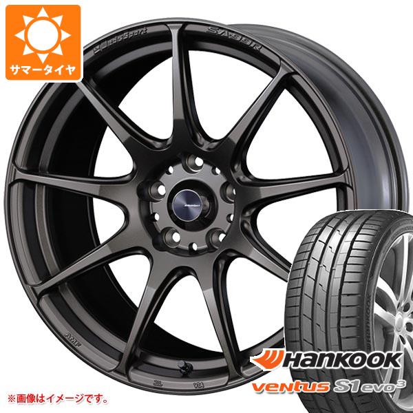 【タイヤ交換対象】2026年製 サマータイヤ 215/45R18 93Y XL ハンコック ベンタス S1 エボ3 K127 ウェッズスポーツ SA-99R 7.5-18 タイヤホイール4本セット｜タイヤ１番