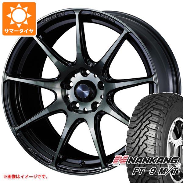 【タイヤ交換対象】サマータイヤ 165/60R15 77S ナンカン FT-9 M/T ホワイトレター ウェッズスポーツ SA-99R 5.0-15 タイヤホイール4本セット｜タイヤ１番