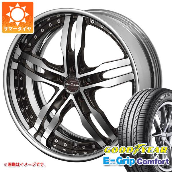 【タイヤ交換対象】サマータイヤ 245/40R20 99W XL グッドイヤー エフィシエントグリップコンフォート シャレン XF-55 8.0-20 タイヤホイール4本セット｜タイヤ１番