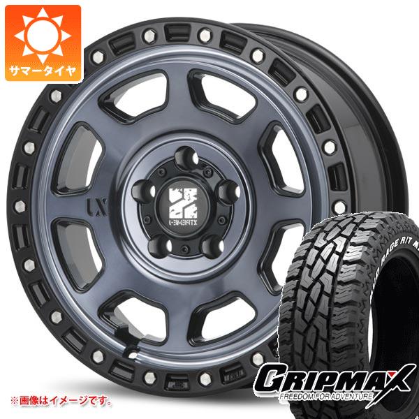 【タイヤ交換対象】デリカD:5用 サマータイヤ グリップマックス マッドレイジ R/T MAX LT215/70R16 100/97R ホワイトレター MLJ エクストリームJ XJ07 7.0-16 タイヤホイール4本セット｜タイヤ１番 102,905円