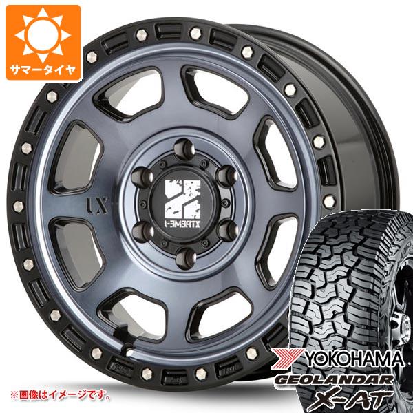 【タイヤ交換対象】5本セット FJクルーザー 10系用 サマータイヤ ヨコハマ ジオランダー X-AT G016 LT285/70R17 121/118Q ブラックレター MLJ エクストリームJ XJ07 8.0-17 タイヤホイール5本セット