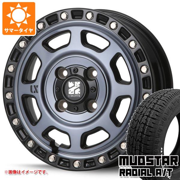 【タイヤ交換対象】サマータイヤ 165/65R14 79S マッドスター ラジアル A/T ホワイトレター MLJ エクストリームJ XJ07 軽用 あげ軽 GBM 4.5-14 タイヤホイール4本セット|タイヤ1番