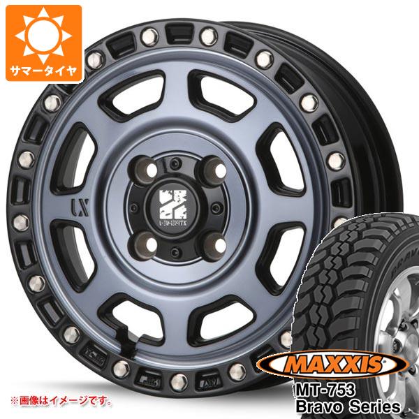 【タイヤ交換対象】サクシード プロボックス 160系用 サマータイヤ マキシス MT-753 ブラボーシリーズ 185R14C 102/100Q 8PR ブラックサイドウォール MLJ エクストリームJ XJ07 5.0-14 タイヤホイール4本セット｜タイヤ１番
