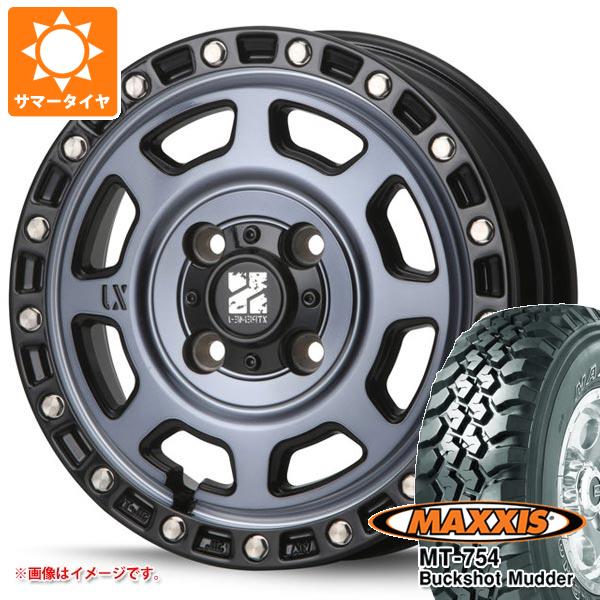 【タイヤ交換対象】2026年製 サマータイヤ 195R14 106/104R 8PR マキシス MT-754 バックショットマッダー アウトラインホワイトレター MLJ エクストリームJ XJ07 軽用 あげ軽 GBM 4.5-14 タイヤホイール4本セット