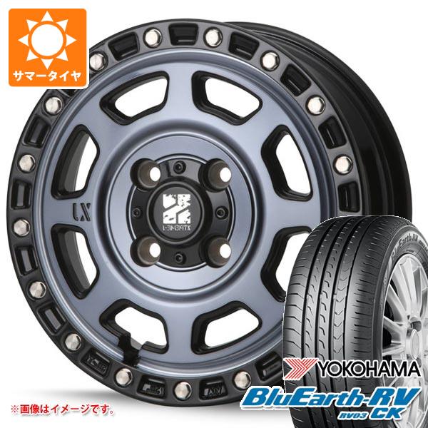 【タイヤ交換対象】ハスラー用 2026年製 サマータイヤ ヨコハマ ブルーアースRV RV03CK 165/70R14 81H MLJ エクストリームJ XJ07 4.5-14 タイヤホイール4本セット
