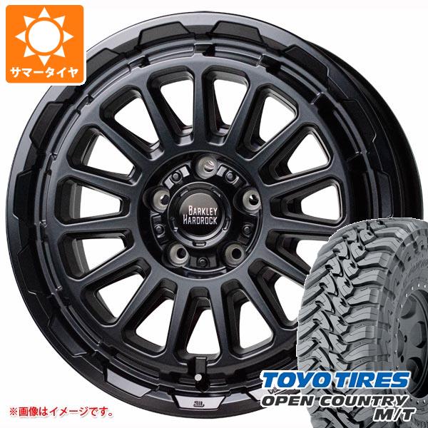 【タイヤ交換対象】サマータイヤ 225/75R16 103/100Q トーヨー オープンカントリー M/T ホワイトレター バークレイハードロック リザード 7.0-16 タイヤホイール4本セット