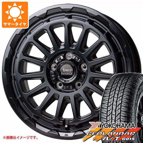 【タイヤ交換対象】サマータイヤ 225/75R16 115/112R ヨコハマ ジオランダー A/T G015 アウトラインホワイトレター バークレイハードロック リザード 7.0-16 タイヤホイール4本セット|タイヤ1番