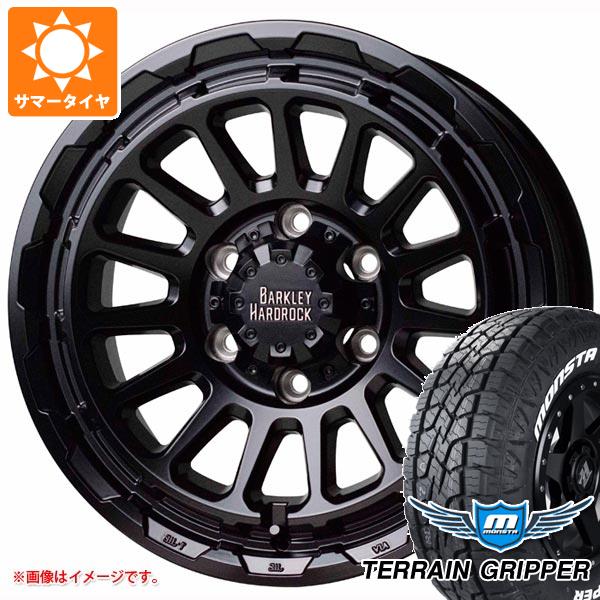 【タイヤ交換対象】サマータイヤ 265/70R17 115T モンスタ テレーングリッパー ホワイトレター バークレイハードロック リザード 8.0-17 タイヤホイール4本セット