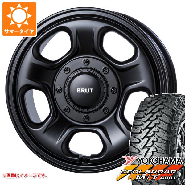 【タイヤ交換対象】2026年製 サマータイヤ 225/75R16 115/112Q ヨコハマ ジオランダー M/T G003 ブルート BR-33 6.5-16 タイヤホイール4本セット