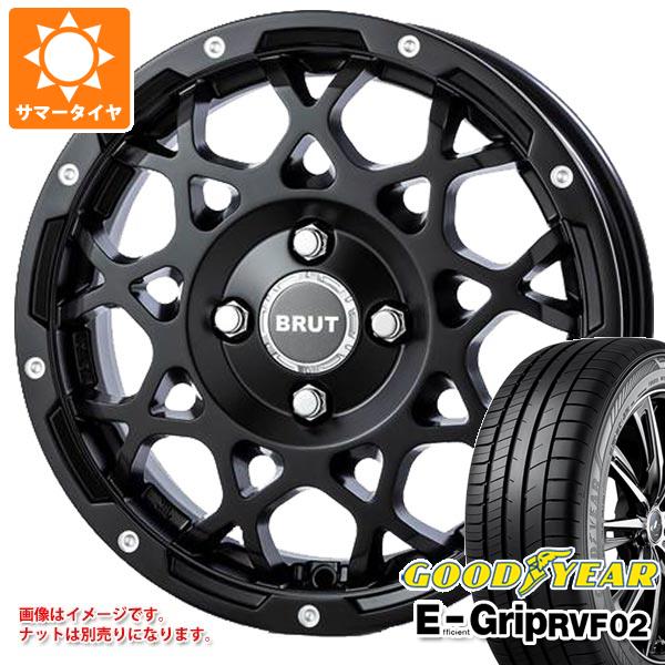 【タイヤ交換対象】サマータイヤ 165/65R14 79H グッドイヤー エフィシエントグリップ RVF02 ブルート BR-55 5.0-14 タイヤホイール4本セット｜タイヤ１番