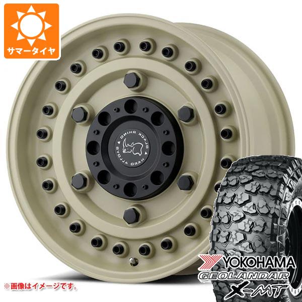 【タイヤ交換対象】5本セット ジープ ラングラー JK/JL系用 サマータイヤ ヨコハマ ジオランダー X-MT G005 35x12.50R17 LT 121Q ブラックライノ アーモリー タイヤホイール5本セット|タイヤ1番