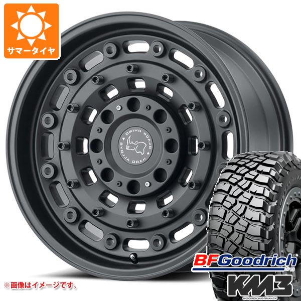【タイヤ交換対象】5本セット ジープ ラングラー JK/JL系用 サマータイヤ BFグッドリッチ マッドテレーンT/A KM3 33x12.50R17LT 120Q ブラックライノ アーセナル タイヤホイール5本セット｜タイヤ１番