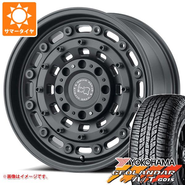 【タイヤ交換対象】5本セット ジープ ラングラー JK/JL系用 サマータイヤ ヨコハマ ジオランダー A/T G015 P285/70R17 117T アウトラインホワイトレター ブラックライノ アーセナル タイヤホイール5本セット|タイヤ1番