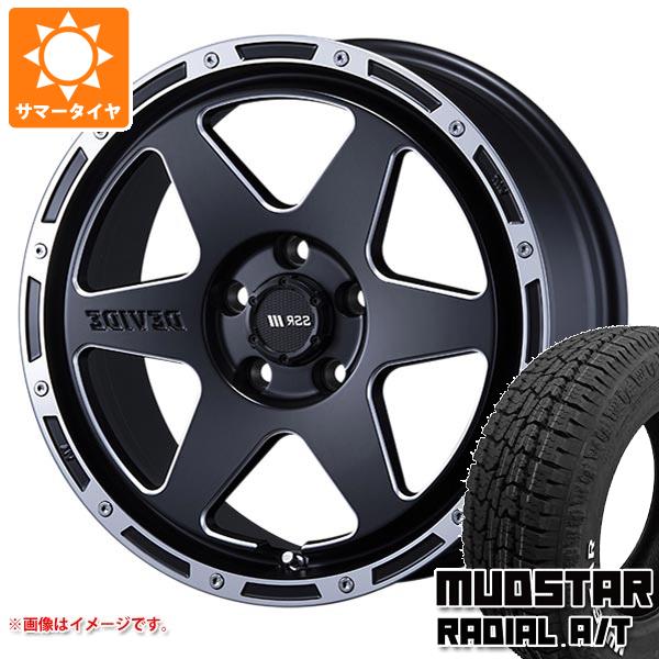 【タイヤ交換対象】T31エクストレイル用 サマータイヤ マッドスター ラジアル A/T 215/65R16C 109/107L ホワイトレター SSR ディバイド TR-6 7.0-16 タイヤホイール4本セット|タイヤ1番