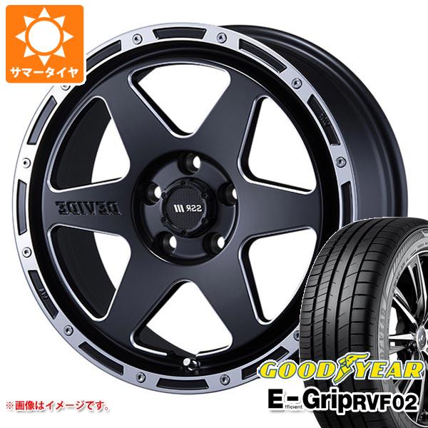 【タイヤ交換対象】サマータイヤ 205/65R16 95H グッドイヤー エフィシエントグリップ RVF02 SSR ディバイド TR-6 7.0-16 タイヤホイール4本セット