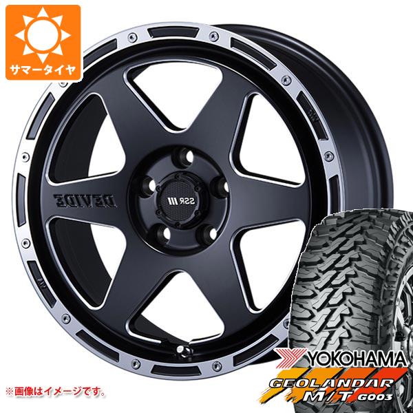 【タイヤ交換対象】デリカD:5用 2026年製 サマータイヤ ヨコハマ ジオランダー M/T G003 LT225/75R16 115/112Q SSR ディバイド TR-6 7.0-16 タイヤホイール4本セット