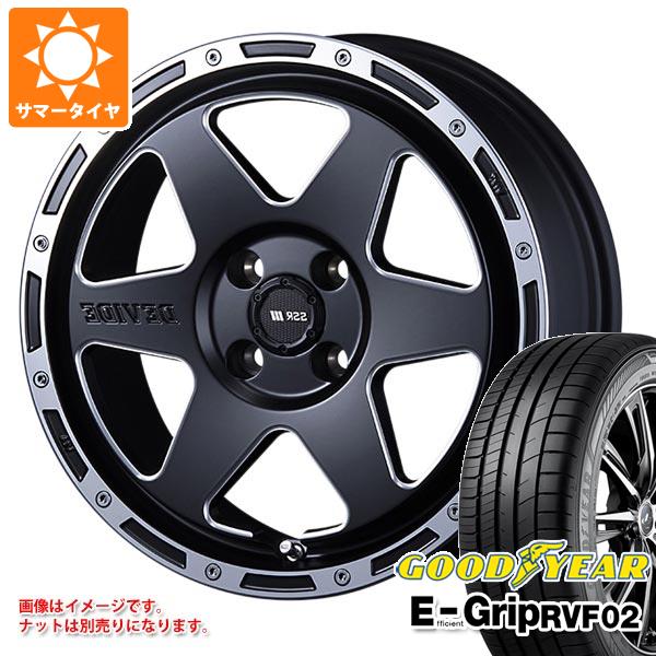 【タイヤ交換対象】サマータイヤ 165/55R15 75V グッドイヤー エフィシエントグリップ RVF02 SSR ディバイド TR-6 4.5-15 タイヤホイール4本セット