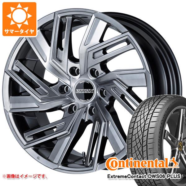 【タイヤ交換対象】ハイエース 200系用 サマータイヤ コンチネンタル エクストリームコンタクト DWS06 プラス 225/45ZR19 92W エセックス EW 8.5-19 タイヤホイール4本セット