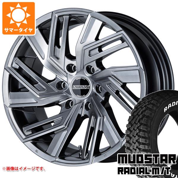トヨタ ハイエース 200系用 サマータイヤ マッドスター ラジアル M/T 215/60R17C 109/107R ホワイトレター エセックス EW 6.5-17 タイヤホイール4本セット｜タイヤ１番