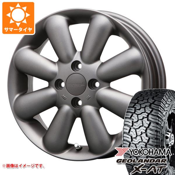 【タイヤ交換対象】2026年製 サマータイヤ 155/65R14 78/75Q ヨコハマ ジオランダー X-AT G016 ブラックレター G016A MLJ ハイペリオン ピノ プラス 4.5-14 タイヤホイール4本セット