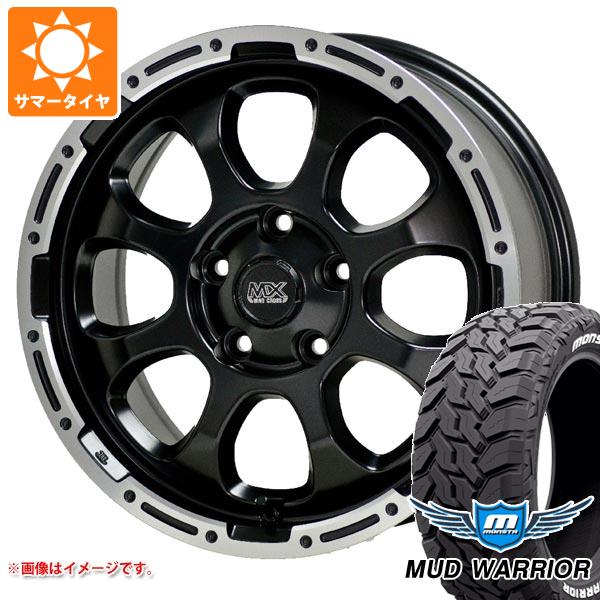【タイヤ交換対象】デリカD:5用 サマータイヤ モンスタ マッドウォーリアー LT215/70R16 107/105Q ホワイトレター マッドクロスグレイス 7.0-16 タイヤホイール4本セット 80,355円