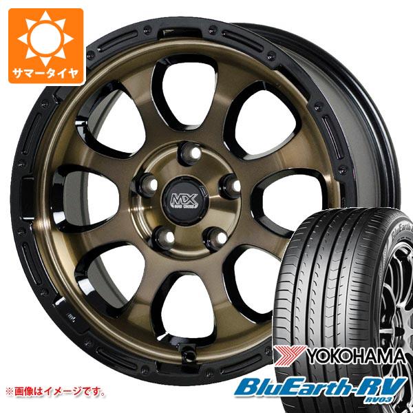 【タイヤ交換対象】T31エクストレイル用 2026年製 サマータイヤ ヨコハマ ブルーアースRV RV03 215/65R16 98H マッドクロスグレイス 7.0-16 タイヤホイール4本セット｜タイヤ１番