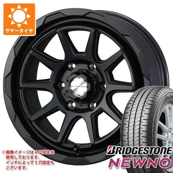 【タイヤ交換対象】サマータイヤ 215/60R16 95H ブリヂストン ニューノ マッドヴァンス06 7.0-16 タイヤホイール4本セット