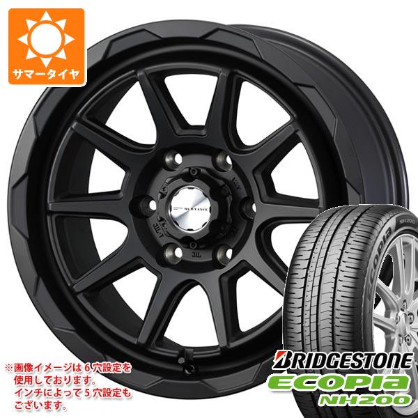 【タイヤ交換対象】サマータイヤ 215/60R16 95H ブリヂストン エコピア NH200 マッドヴァンス06 7.0-16 タイヤホイール4本セット|タイヤ1番