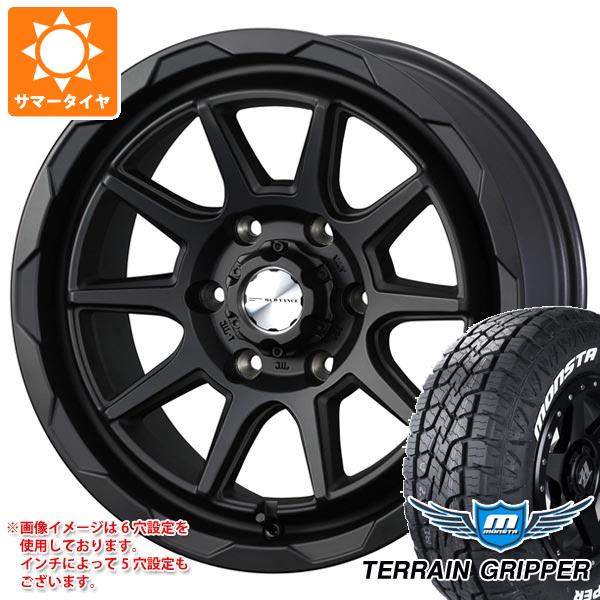 【タイヤ交換対象】サマータイヤ 285/70R17 121/118R モンスタ テレーングリッパー ホワイトレター マッドヴァンス06 8.0-17 タイヤホイール4本セット