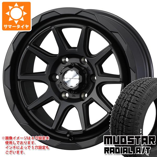 【タイヤ交換対象】T31エクストレイル用 サマータイヤ マッドスター ラジアル A/T 215/65R16C 109/107L ホワイトレター マッドヴァンス06 7.0-16 タイヤホイール4本セット|タイヤ1番