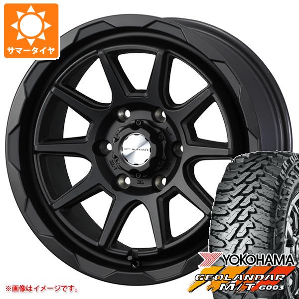 【タイヤ交換対象】ハイエース 200系用 2026年製 サマータイヤ ヨコハマ ジオランダー M/T G003 LT215/70R16 100/ 97Q マッドヴァンス06 6.5-16 タイヤホイール4本セット