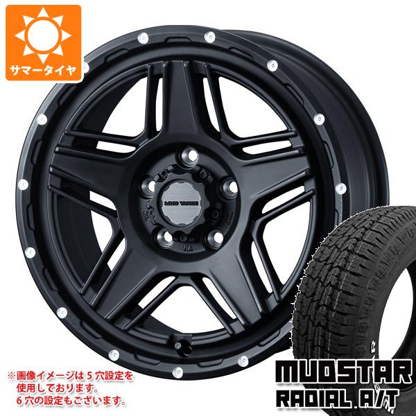 【タイヤ交換対象】T31エクストレイル用 サマータイヤ マッドスター ラジアル A/T 215/65R16C 109/107L ホワイトレター マッドヴァンス07 7.0-16 タイヤホイール4本セット|タイヤ1番