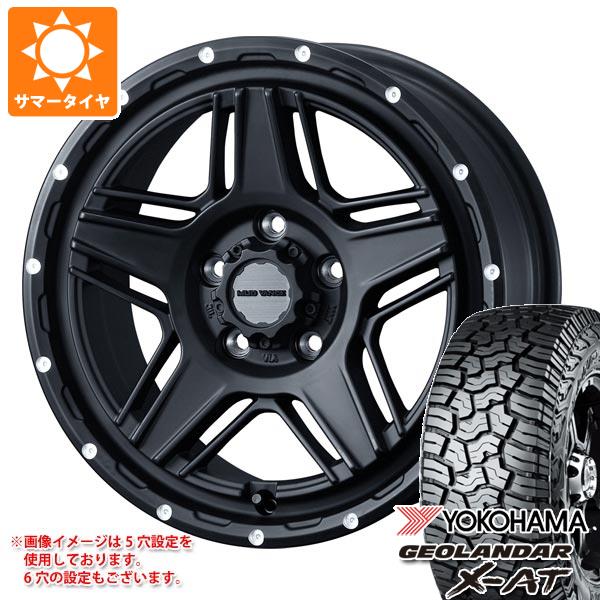 【タイヤ交換対象】ハイラックス 120系用 サマータイヤ ヨコハマ ジオランダー X-AT G016 265/65R17 116T XL ブラックレター マッドヴァンス07 8.0-17 タイヤホイール4本セット｜タイヤ１番