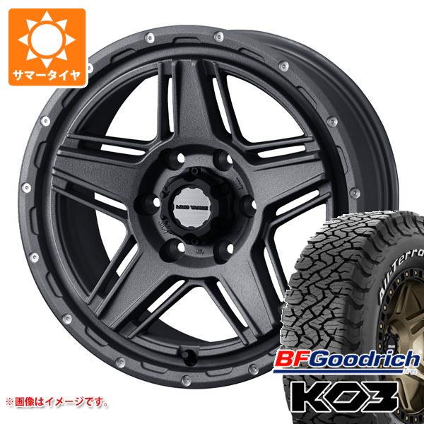 【タイヤ交換対象】ハイエース 200系用 2026年製 サマータイヤ BFグッドリッチ オールテレーンT/A KO3 LT215/70R16 100/97S ホワイトレター マッドヴァンス07 6.5-16 タイヤホイール4本セット｜タイヤ１番