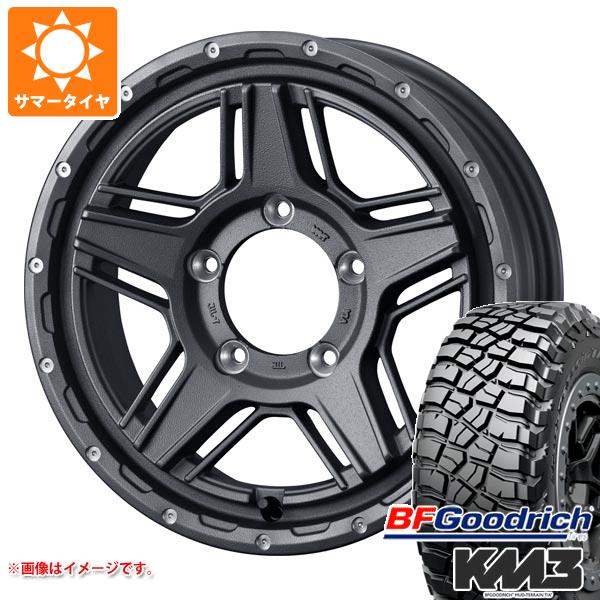 【タイヤ交換対象】5本セット ジムニー JB64W用 サマータイヤ BFグッドリッチ マッドテレーンT/A KM3 LT225/75R16 115/112Q マッドヴァンス07 5.5-16 タイヤホイール5本セット｜タイヤ１番