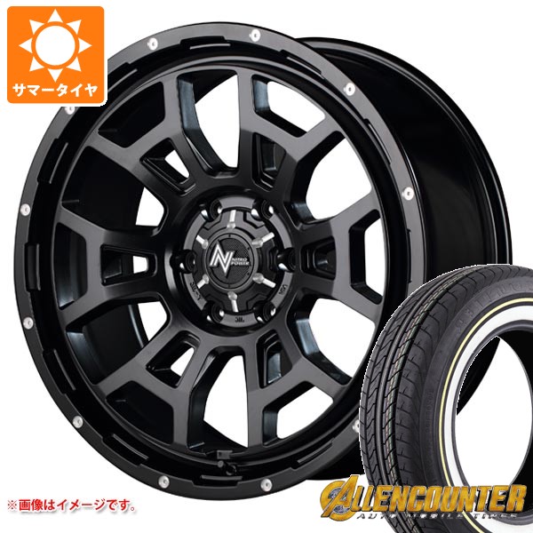 【タイヤ交換対象】トヨタ ハイエース 200系用 サマータイヤ オーレンカウンター クラシックオーバル 215/65R16C 109/107T ホワイト/イエローリボン ナイトロパワー H6 スラッグ 6.5-16 タイヤホイール4本セット|タイヤ1番