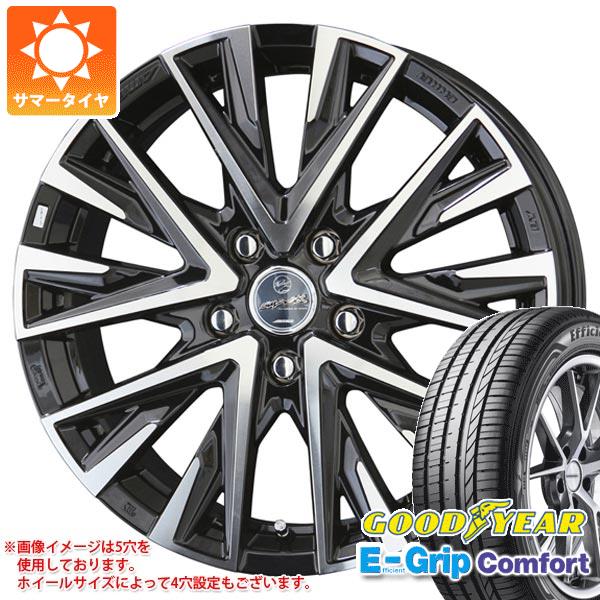 【タイヤ交換対象】サマータイヤ 225/55R17 97W グッドイヤー エフィシエントグリップコンフォート スマック レジーナ 7.0-17 タイヤホイール4本セット｜タイヤ１番
