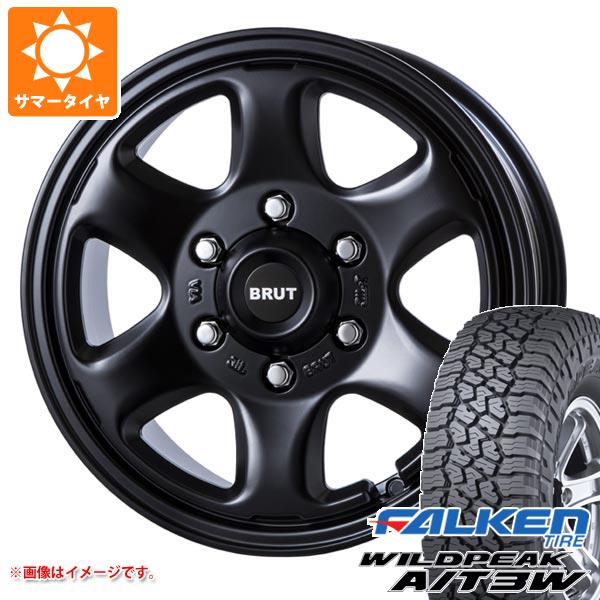 【タイヤ交換対象】トライトン LC2T用 サマータイヤ ファルケン ワイルドピーク A/T3W 265/65R17 116S XL ブルート BR-44 7.5-17 タイヤホイール4本セット