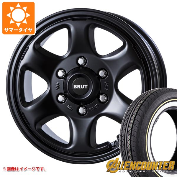 ニッサン NV350キャラバン E26用 サマータイヤ オーレンカウンター クラシックオーバル 215/65R16C 109/107T ホワイト/イエローリボン ブルート BR-44 6.5-16 タイヤホイール4本セット｜タイヤ１番
