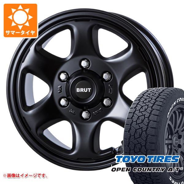 ニッサン NV350キャラバン E26用 サマータイヤ 2026年製 トーヨー オープンカントリー A/T3 215/70R16 100T ホワイトレター ブルート BR-44 6.5-16 タイヤホイール4本セット|タイヤ1番