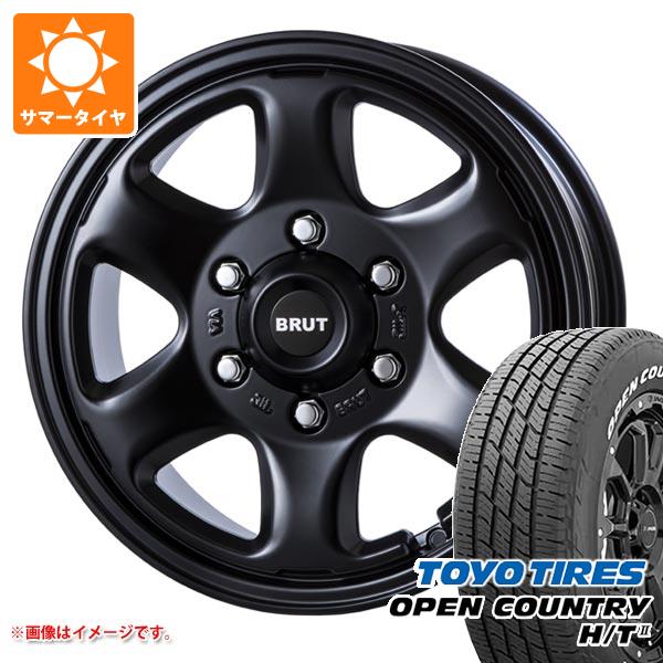 【タイヤ交換対象】トヨタ ハイエース 200系用 2026年製 サマータイヤ トーヨー オープンカントリー H/T2 215/70R16 100H ホワイトレター ブルート BR-44 6.5-16 タイヤホイール4本セット｜タイヤ１番
