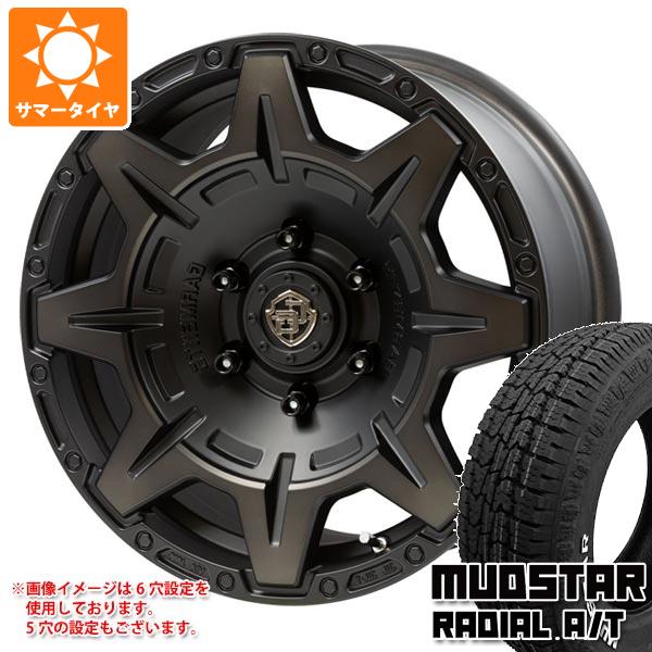 【タイヤ交換対象】T31エクストレイル用 サマータイヤ マッドスター ラジアル A/T 215/65R16C 109/107L ホワイトレター クロスオーバーガーメンツ スタイルM 7.0-16 タイヤホイール4本セット｜タイヤ１番