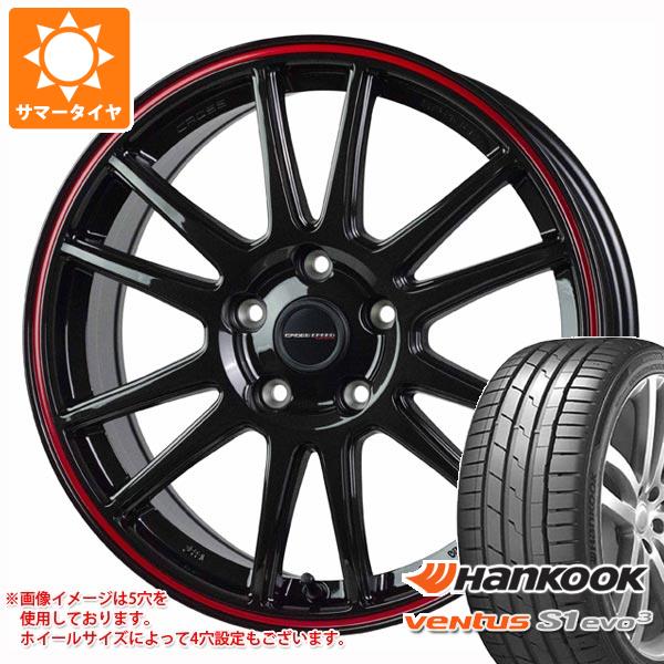 【タイヤ交換対象】サマータイヤ 235/45R18 98Y XL ハンコック ベンタス S1 エボ3 K127 クロススピード ハイパーエディション CR6 8.0-18 タイヤホイール4本セット