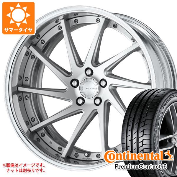 【タイヤ交換対象】40系アルファード用 サマータイヤ コンチネンタル プレミアムコンタクト6 245/40R21 100Y XL ワーク グノーシス CVS 8.5-21 タイヤホイール4本セット