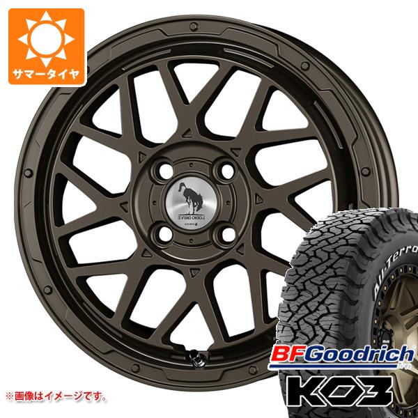 【タイヤ交換対象】ライズ用 サマータイヤ BFグッドリッチ オールテレーンT/A KO3 LT215/65R16 103/100S ブラックレター スーパースター ロディオドライブ 8M モノ 6.0-16 タイヤホイール4本セット｜タイヤ１番