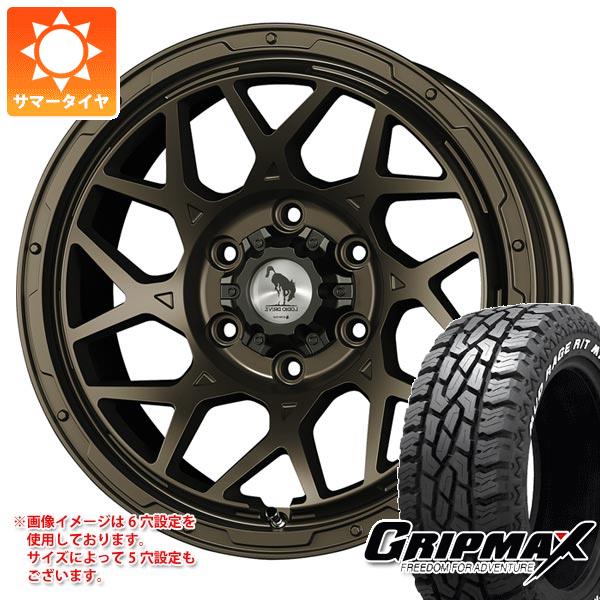 【タイヤ交換対象】エクリプスクロス GK系用 サマータイヤ グリップマックス マッドレイジ R/T MAX LT215/70R16 100/97R ホワイトレター スーパースター ロディオドライブ 8M モノ 7.0-16 タイヤホイール4本セット